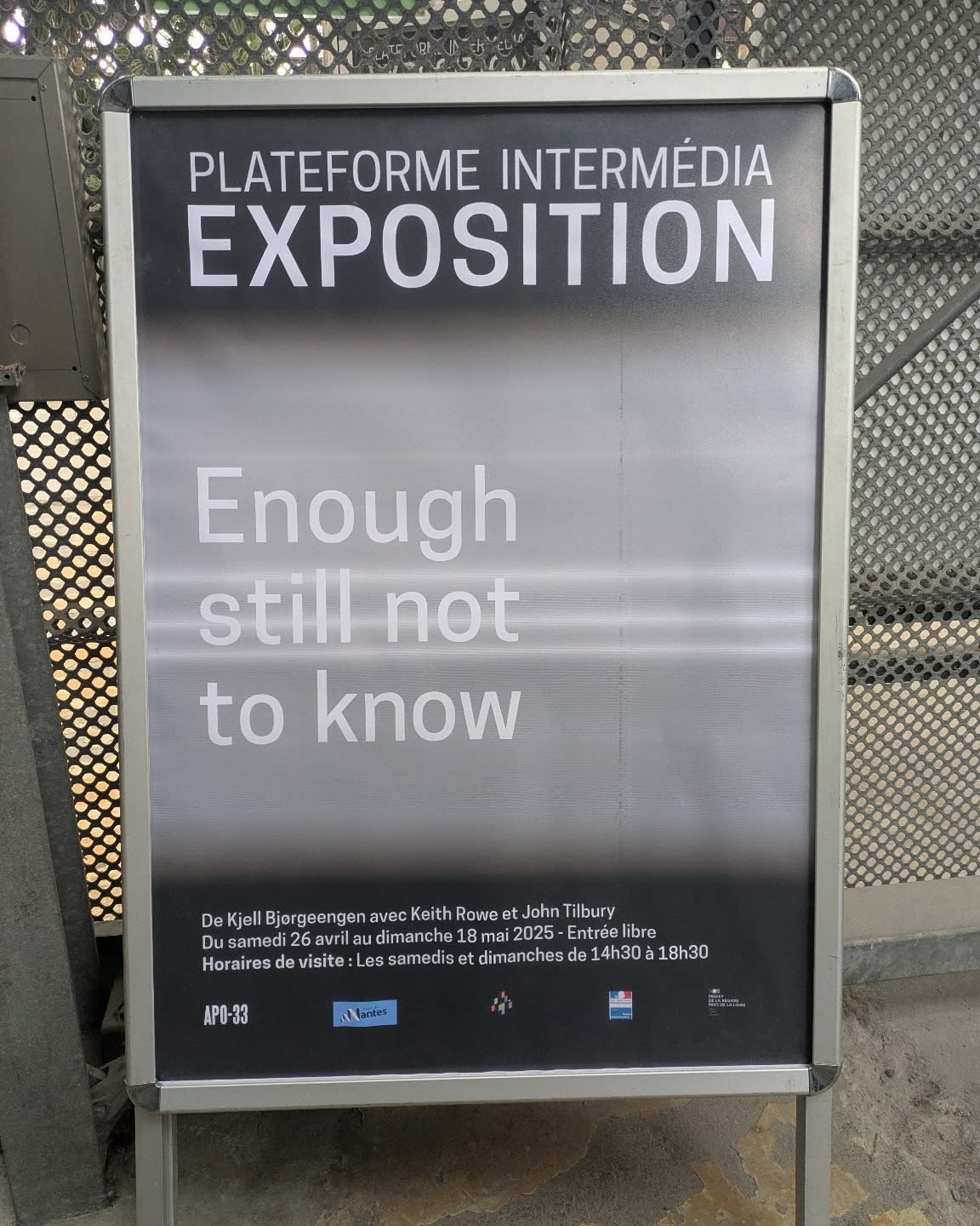 Enough still not to know